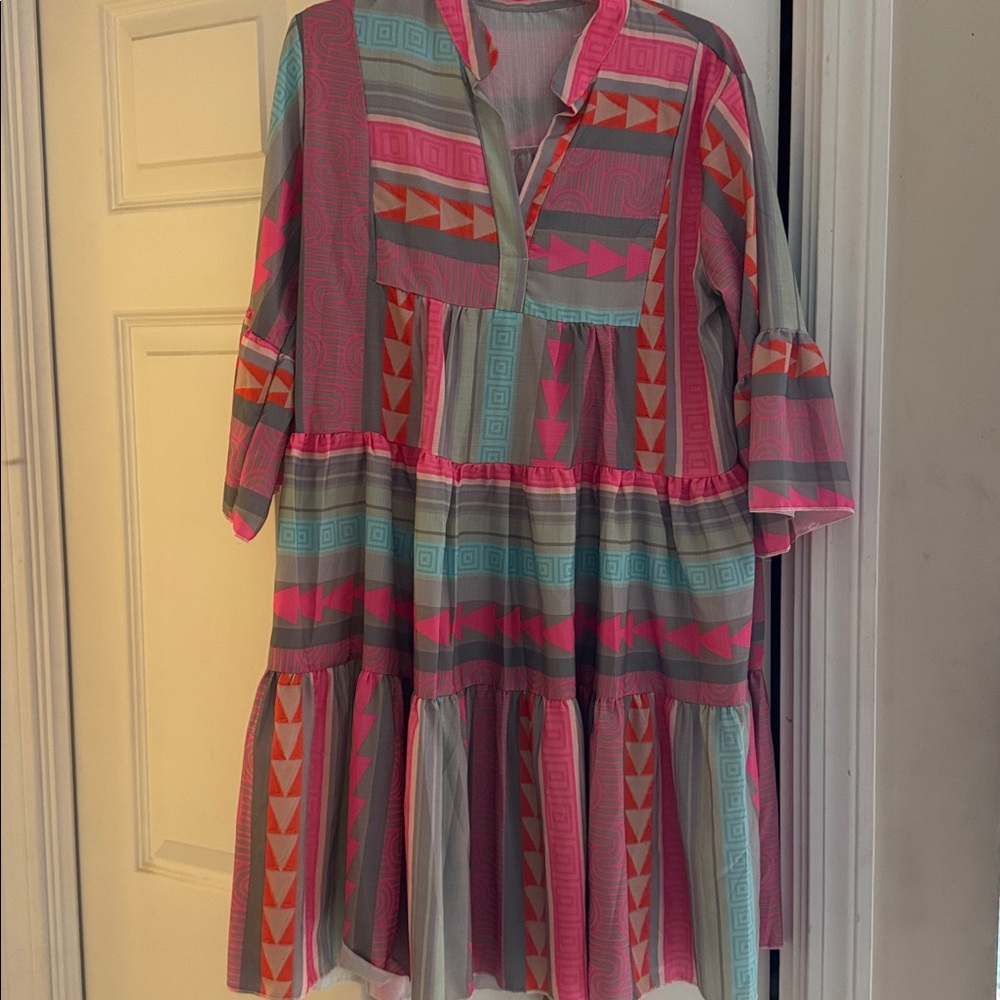 NWOT Geometric Dress